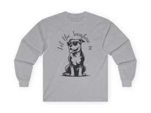 Unisex Dog Rescue Long Sleeve Tee - Spread Love, Adopt a Rescue, Animal Lover Gift, Pet Adoption Awareness, Dog Mom Shirt