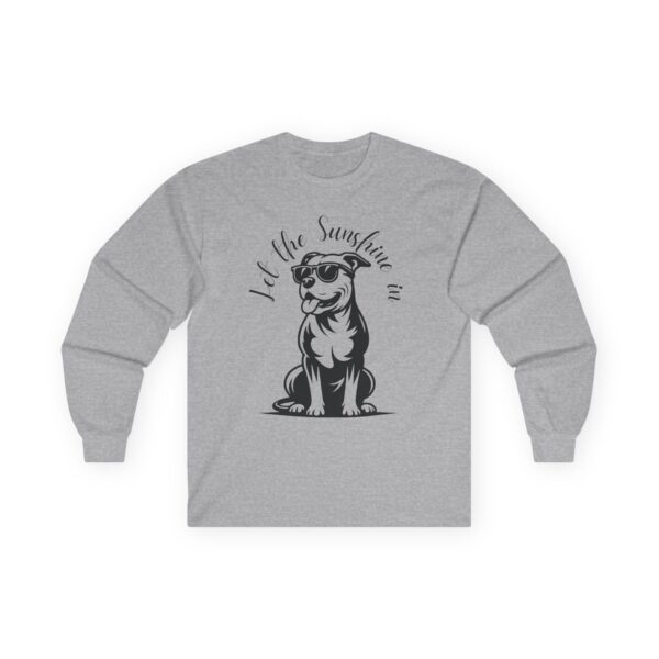 Unisex Dog Rescue Long Sleeve Tee - Spread Love, Adopt a Rescue, Animal Lover Gift, Pet Adoption Awareness, Dog Mom Shirt