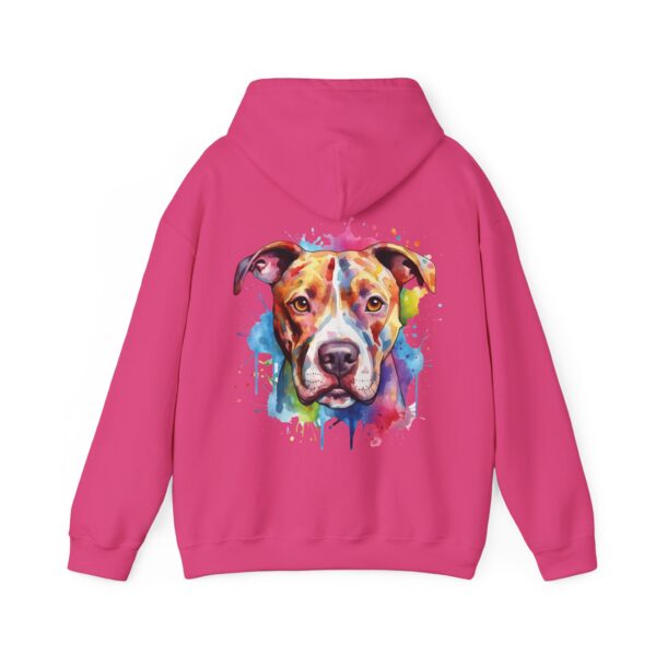 PittieLove Rescue Hoodie for Dog Lovers, Colorful Pit Bull Sweatshirt, Animal Rescue Apparel, Gift for Pet Owners, Cozy Unisex Hoodie - Image 34