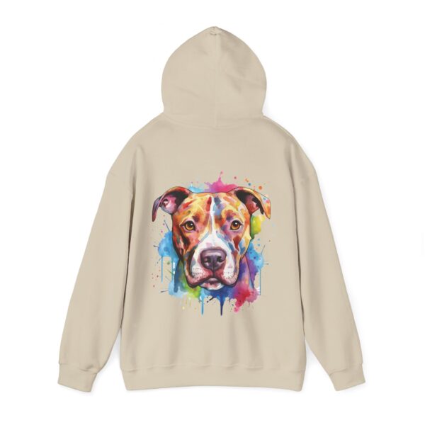 PittieLove Rescue Hoodie for Dog Lovers, Colorful Pit Bull Sweatshirt, Animal Rescue Apparel, Gift for Pet Owners, Cozy Unisex Hoodie - Image 11