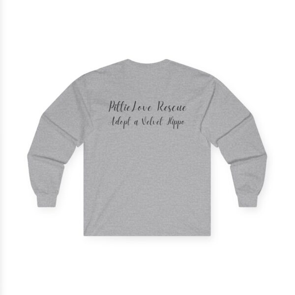 Unisex Dog Rescue Long Sleeve Tee - Spread Love, Adopt a Rescue, Animal Lover Gift, Pet Adoption Awareness, Dog Mom Shirt - Image 2
