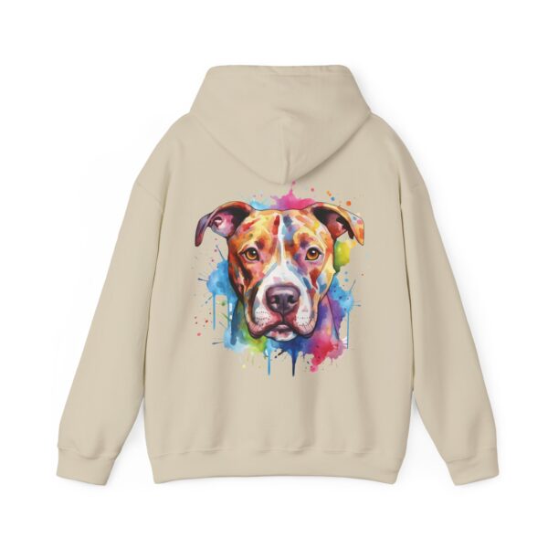 PittieLove Rescue Hoodie for Dog Lovers, Colorful Pit Bull Sweatshirt, Animal Rescue Apparel, Gift for Pet Owners, Cozy Unisex Hoodie - Image 10