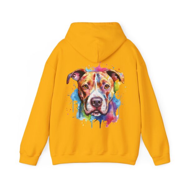 PittieLove Rescue Hoodie for Dog Lovers, Colorful Pit Bull Sweatshirt, Animal Rescue Apparel, Gift for Pet Owners, Cozy Unisex Hoodie - Image 18