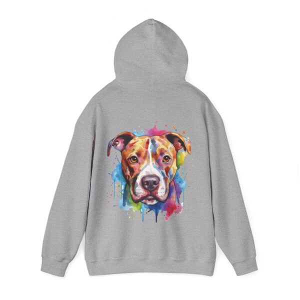 PittieLove Rescue Hoodie for Dog Lovers, Colorful Pit Bull Sweatshirt, Animal Rescue Apparel, Gift for Pet Owners, Cozy Unisex Hoodie - Image 15