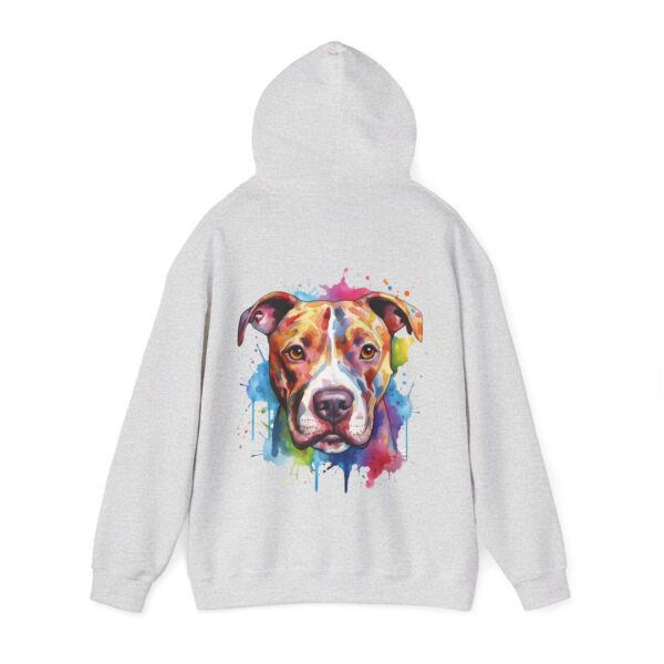 PittieLove Rescue Hoodie for Dog Lovers, Colorful Pit Bull Sweatshirt, Animal Rescue Apparel, Gift for Pet Owners, Cozy Unisex Hoodie - Image 7