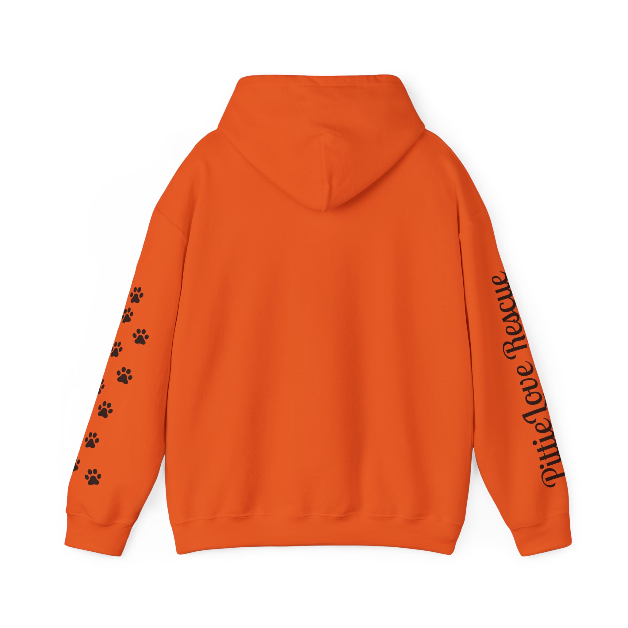 Pit Bull Rescue Hoodie – "PittieLove Rescue: Save a Velvet Hippo" Paw-Print Sweatshirt - Image 30