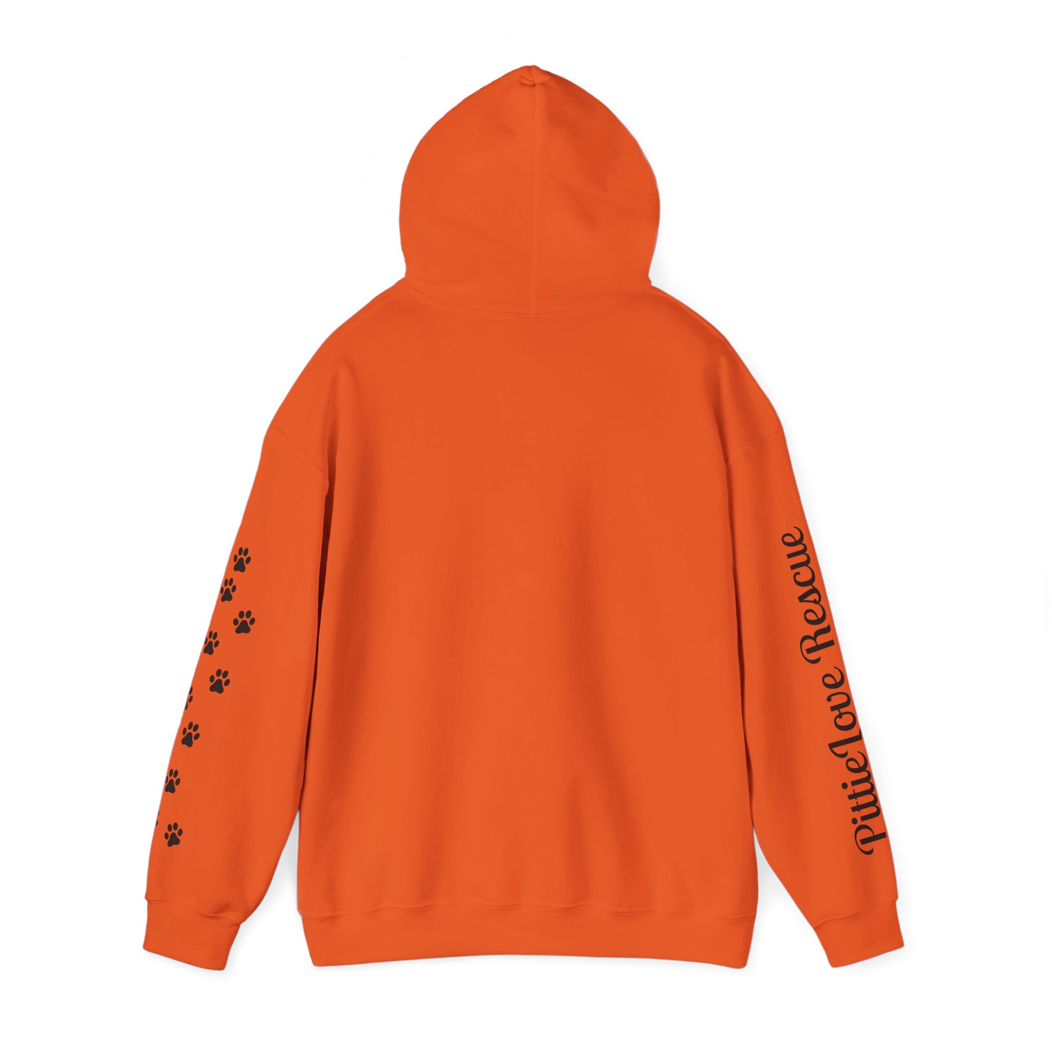 Pit Bull Rescue Hoodie – "PittieLove Rescue: Save a Velvet Hippo" Paw-Print Sweatshirt - Image 31