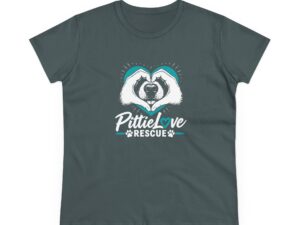 PittieLove Rescue Tee — Women's Pit Bull Rescue Shirt