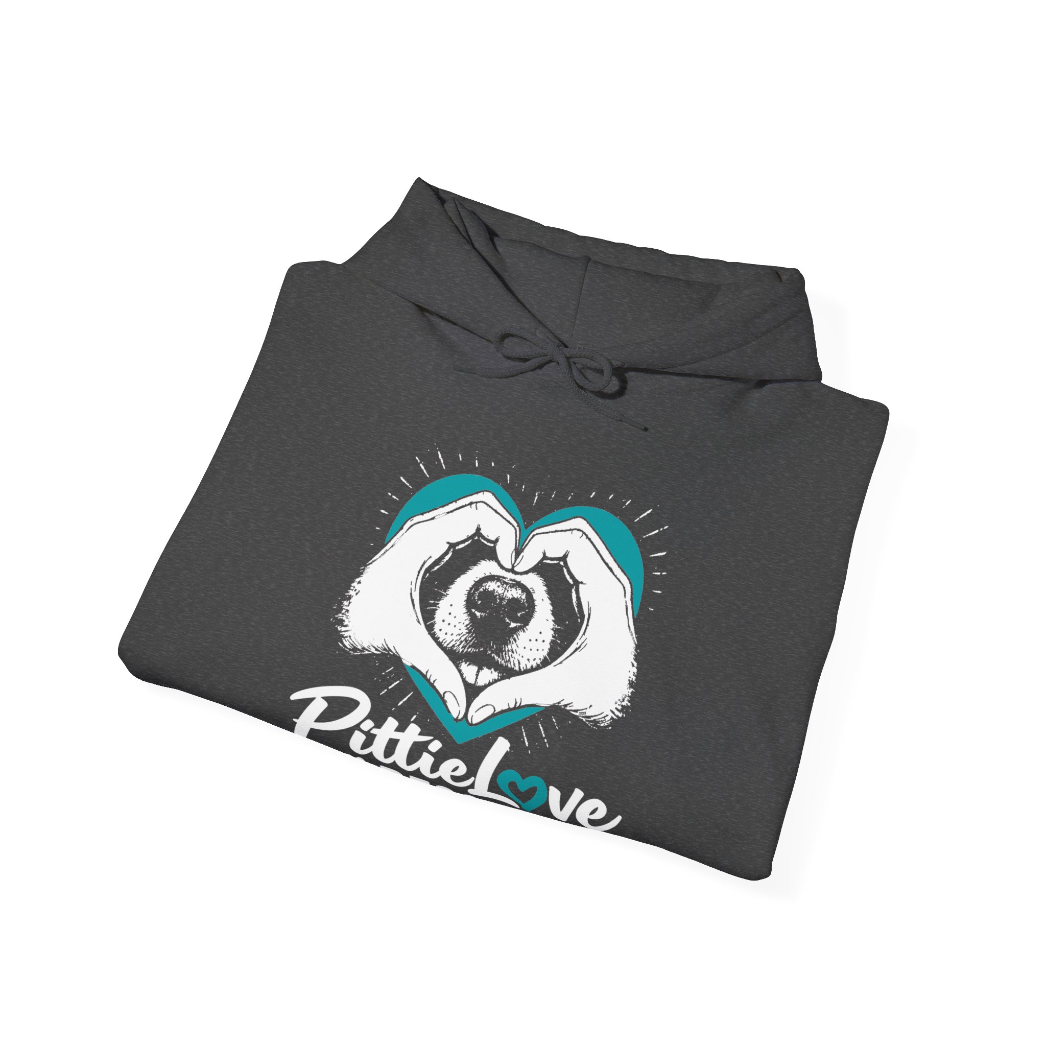 PittieLove Rescue Hoodie — Pit Bull Rescue Heart Graphic Sweatshirt - Image 24