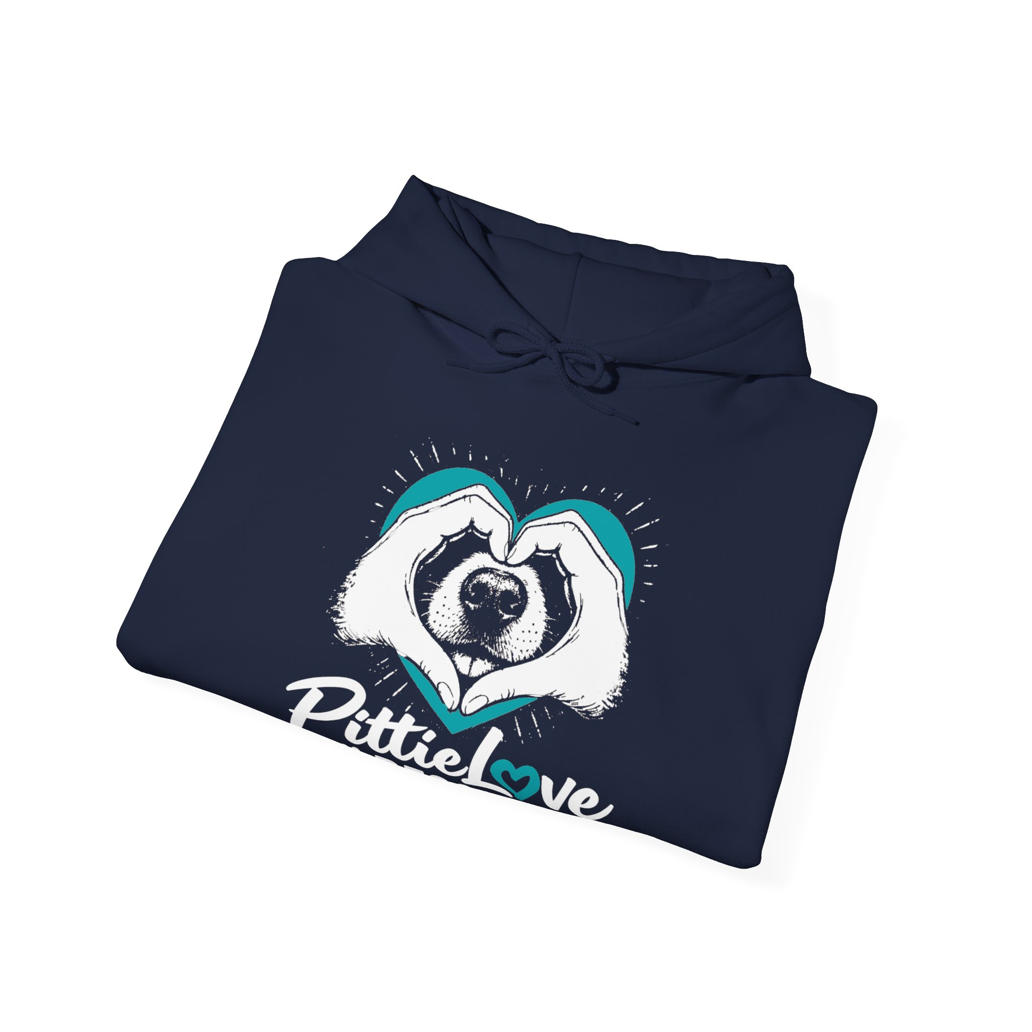 PittieLove Rescue Hoodie — Pit Bull Rescue Heart Graphic Sweatshirt - Image 36
