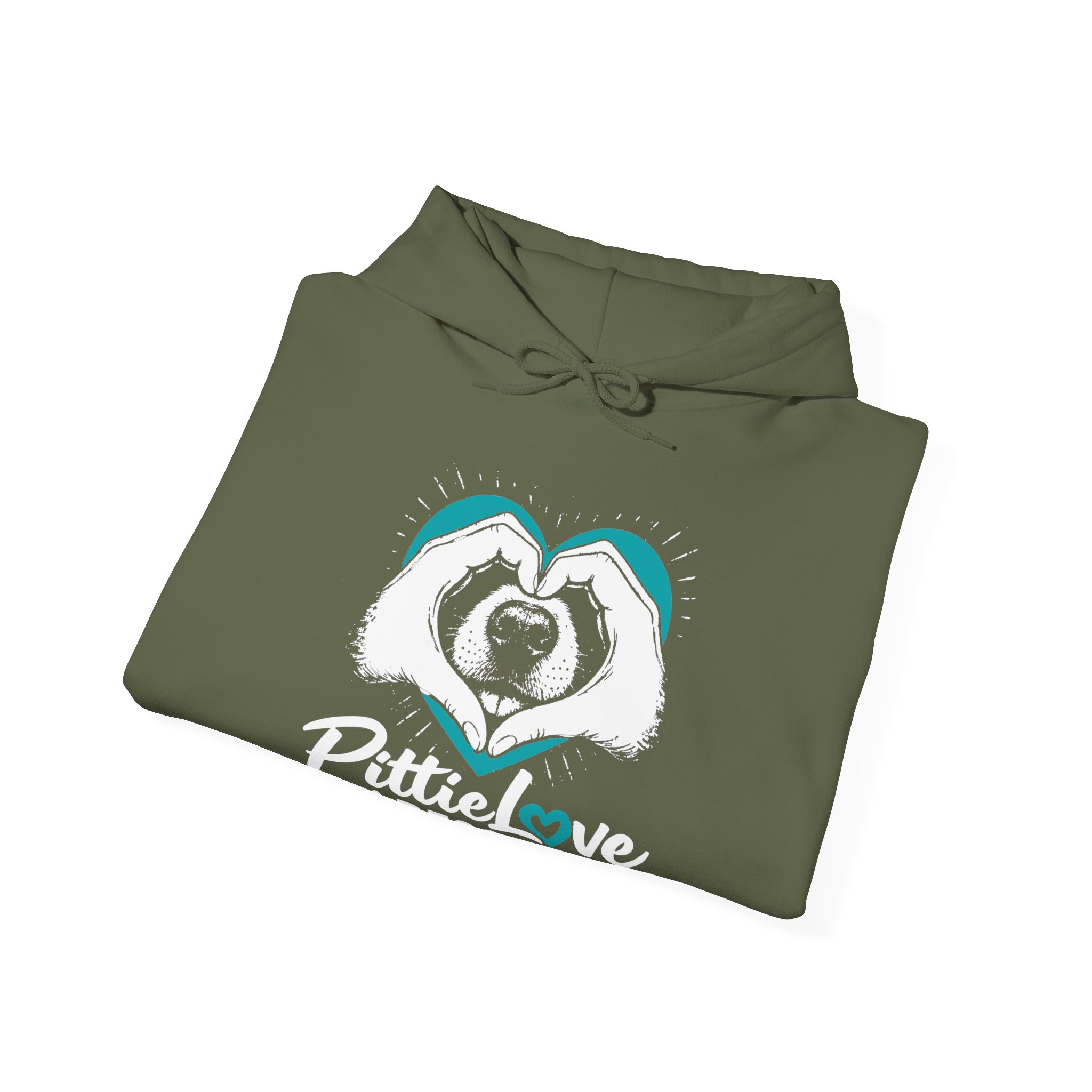 PittieLove Rescue Hoodie — Pit Bull Rescue Heart Graphic Sweatshirt - Image 16